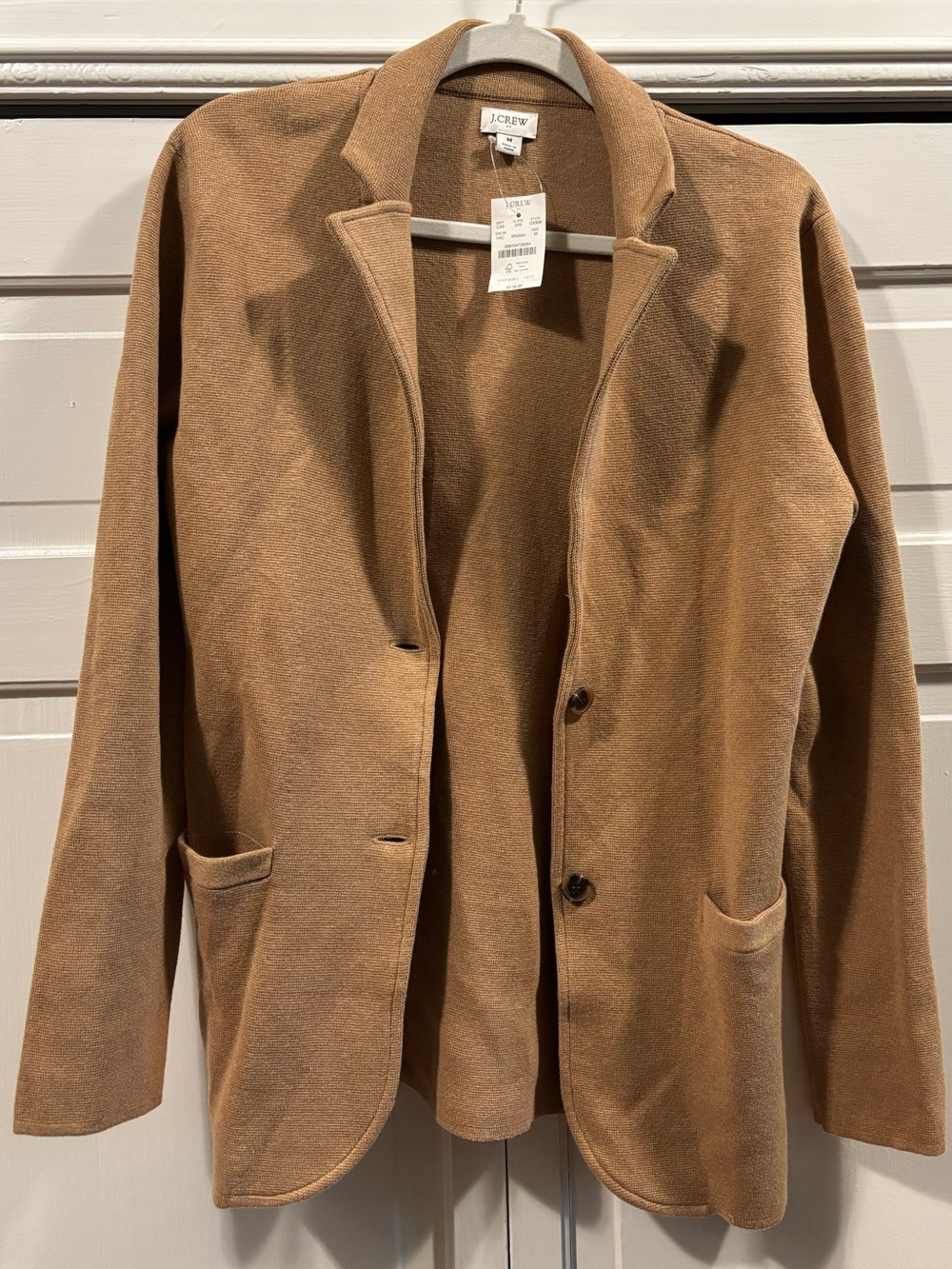 J. Crew Women's Camel Brown Knit Blazer Jacket NWT